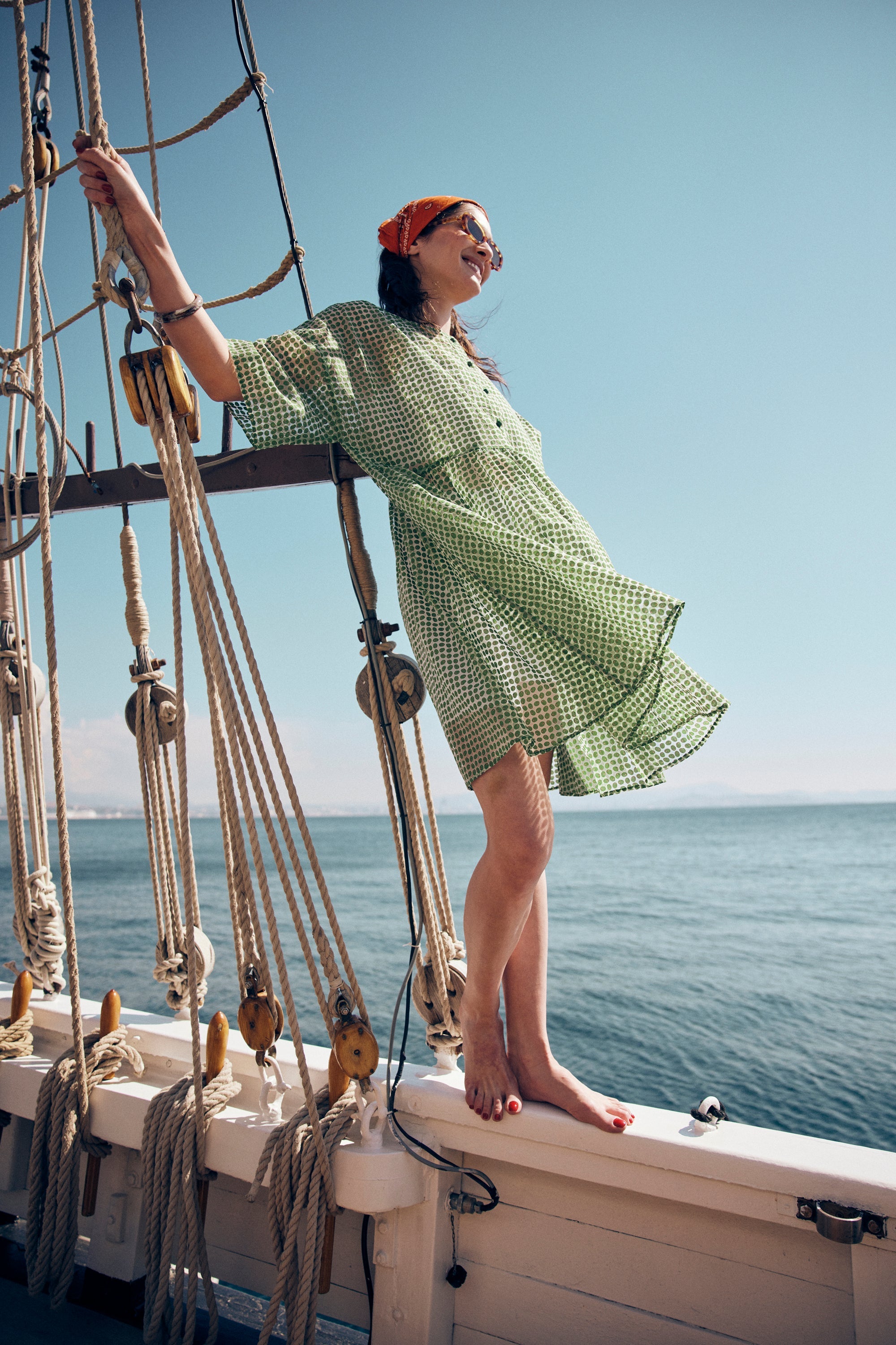 ROBE FRIDA OLIVES