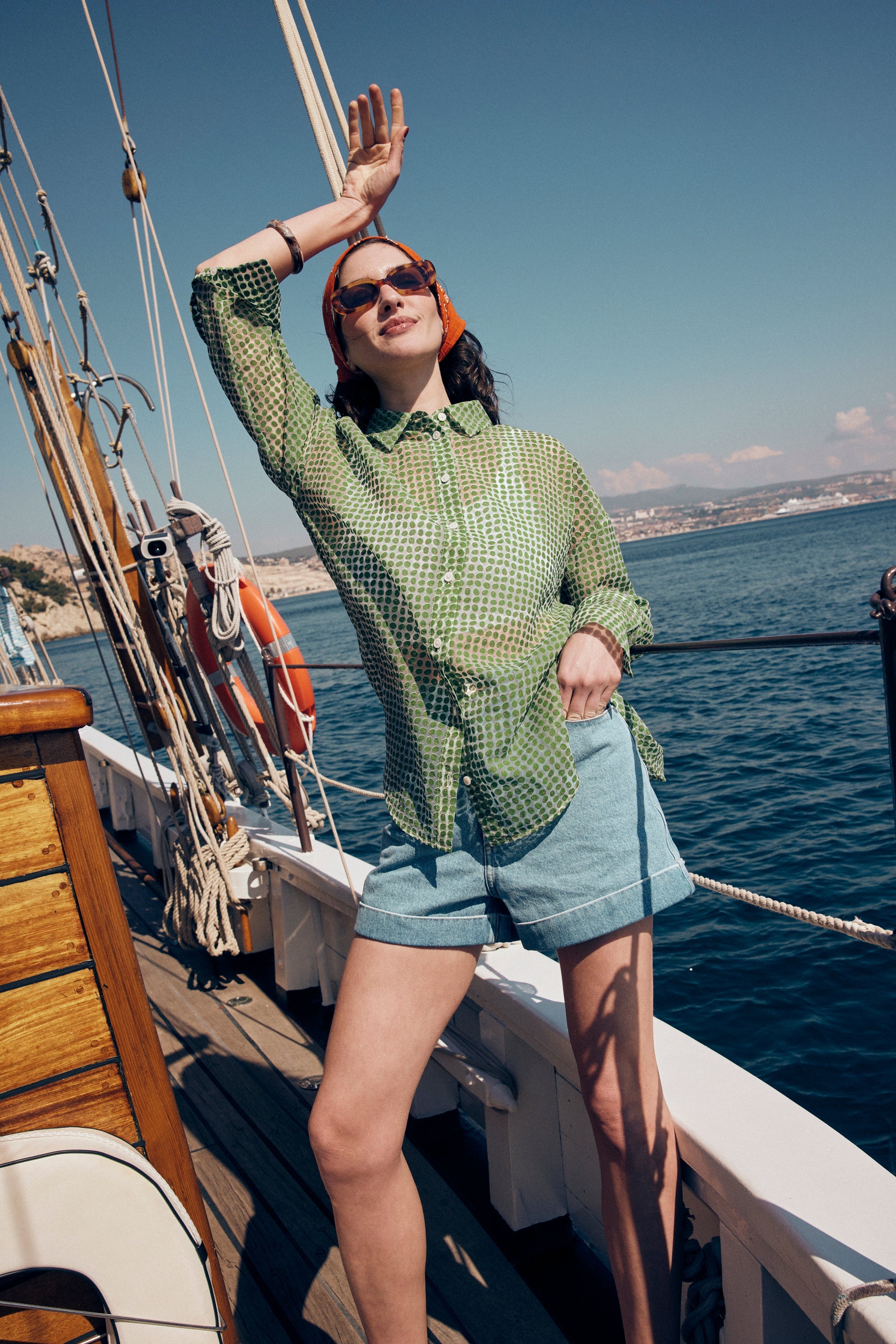 CHEMISE OMER OLIVES
