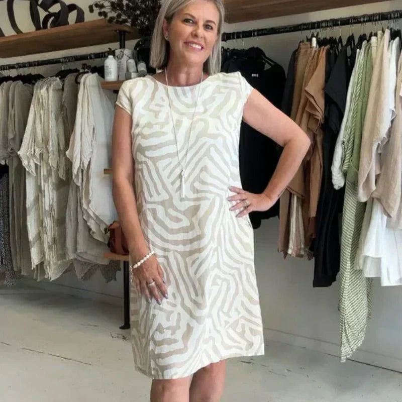 Niva – Robe d’été à col rond