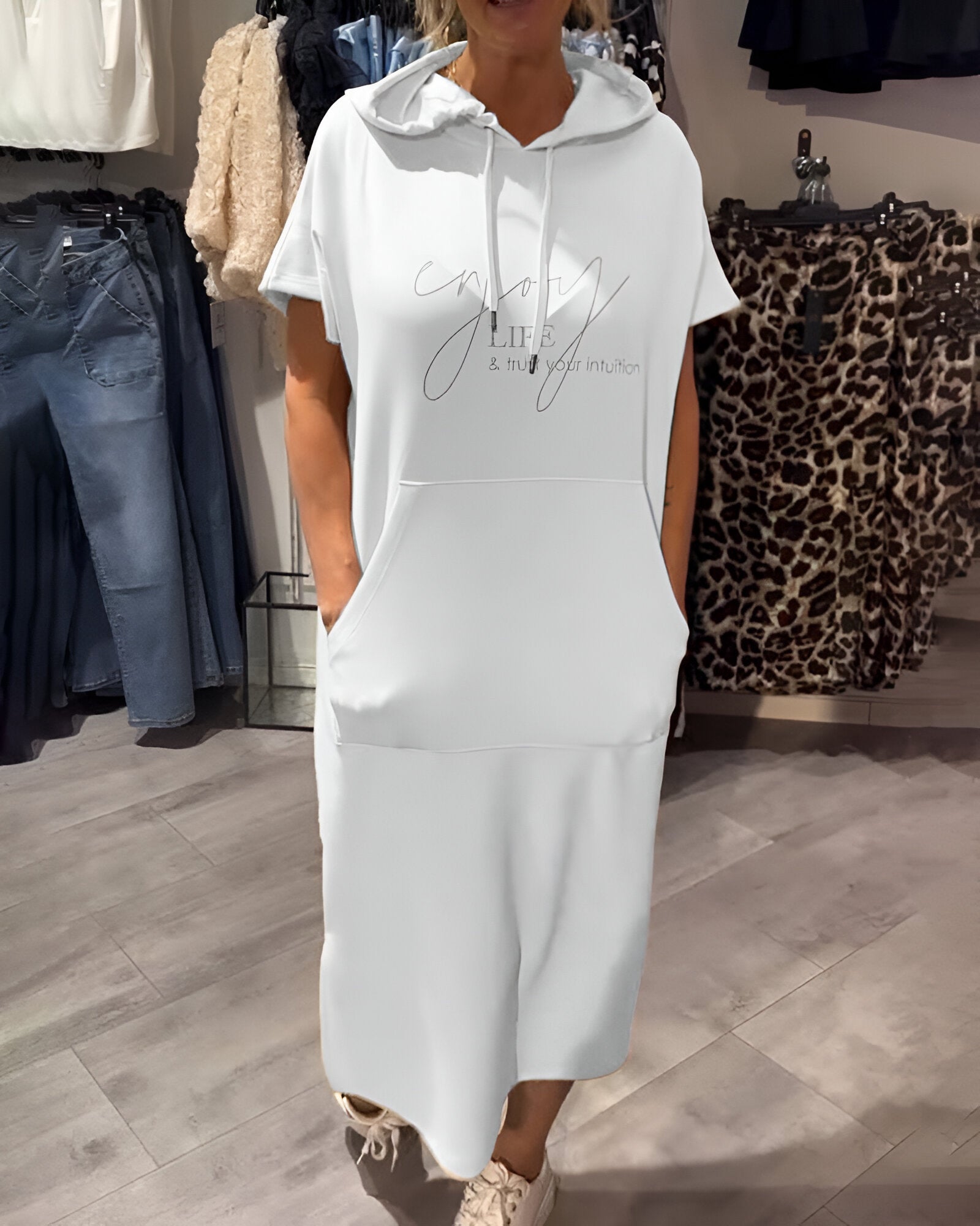 Mira | Robe Décontractée à Capuche