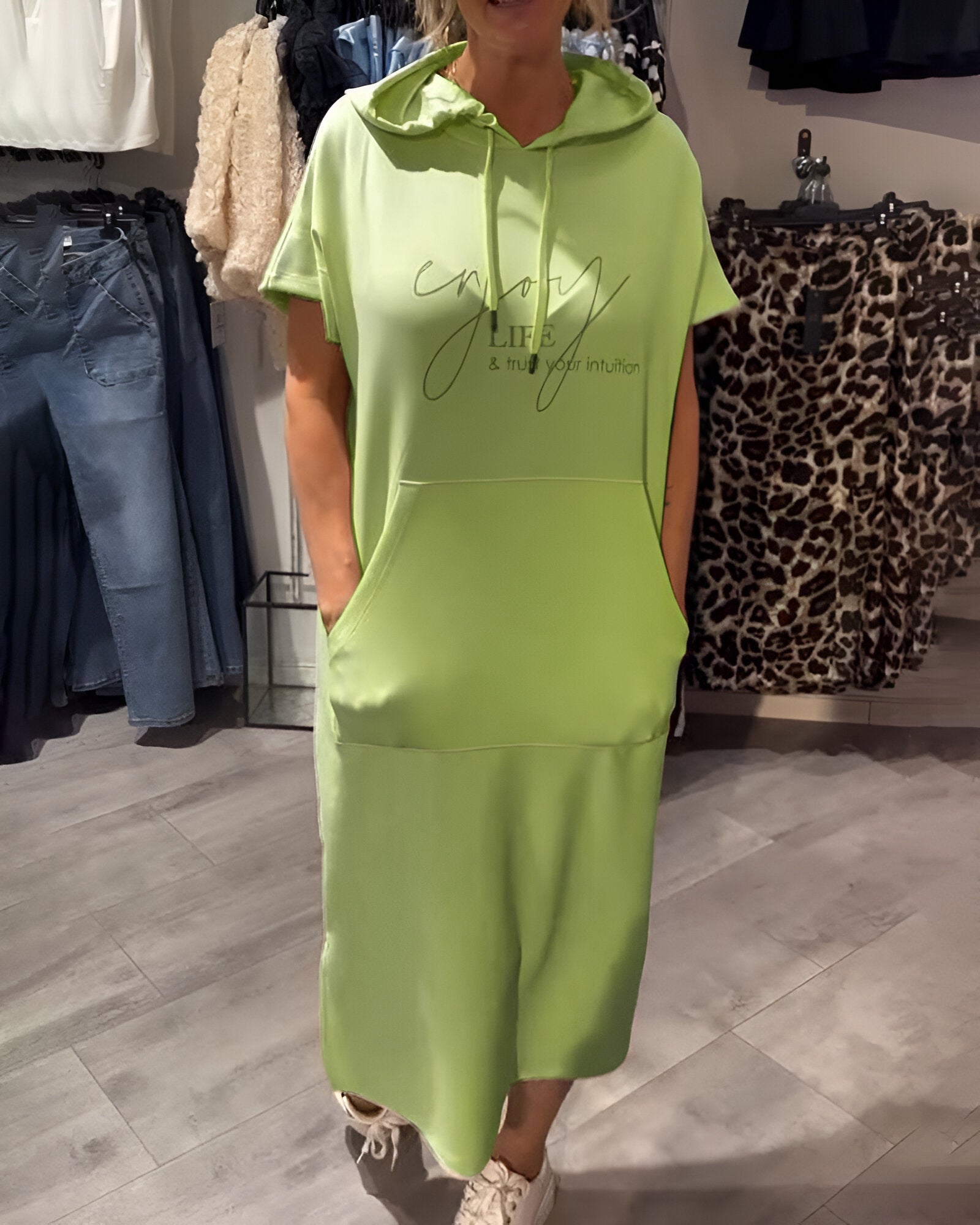 Mira | Robe Décontractée à Capuche