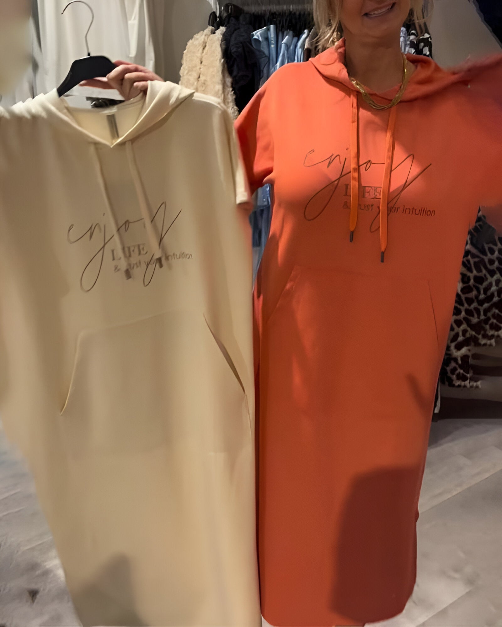 Mira | Robe Décontractée à Capuche