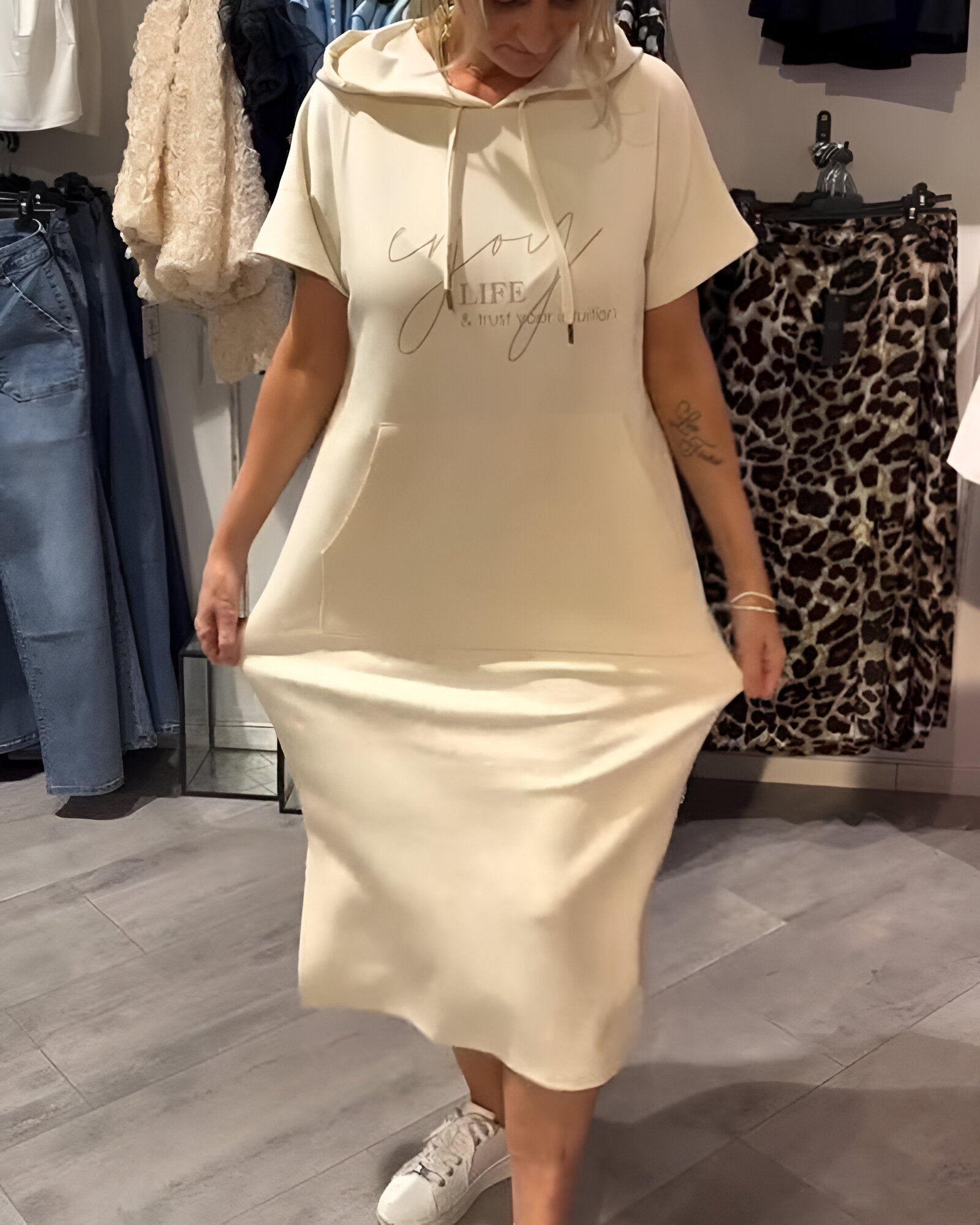 Mira | Robe Décontractée à Capuche