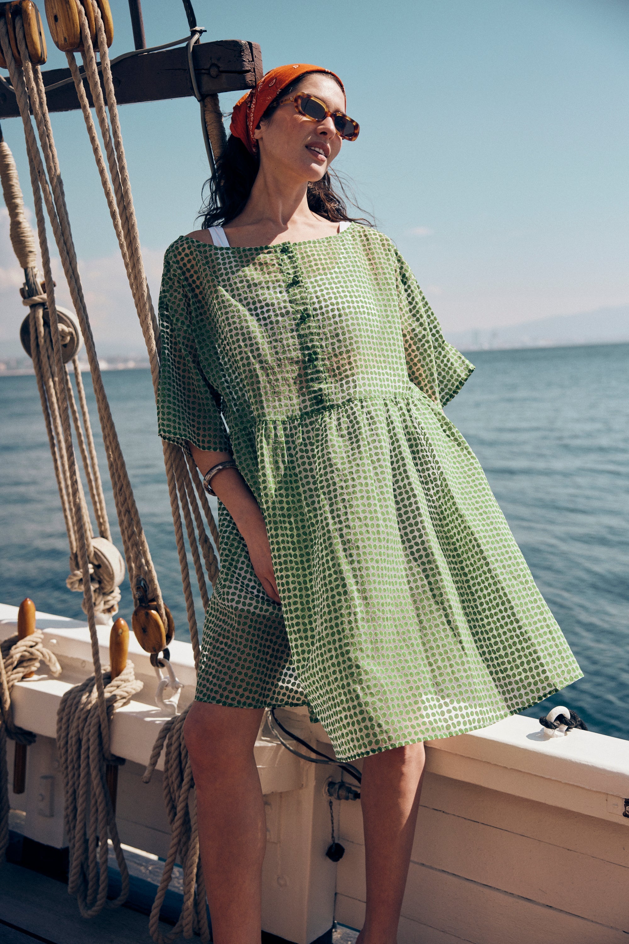 ROBE FRIDA OLIVES