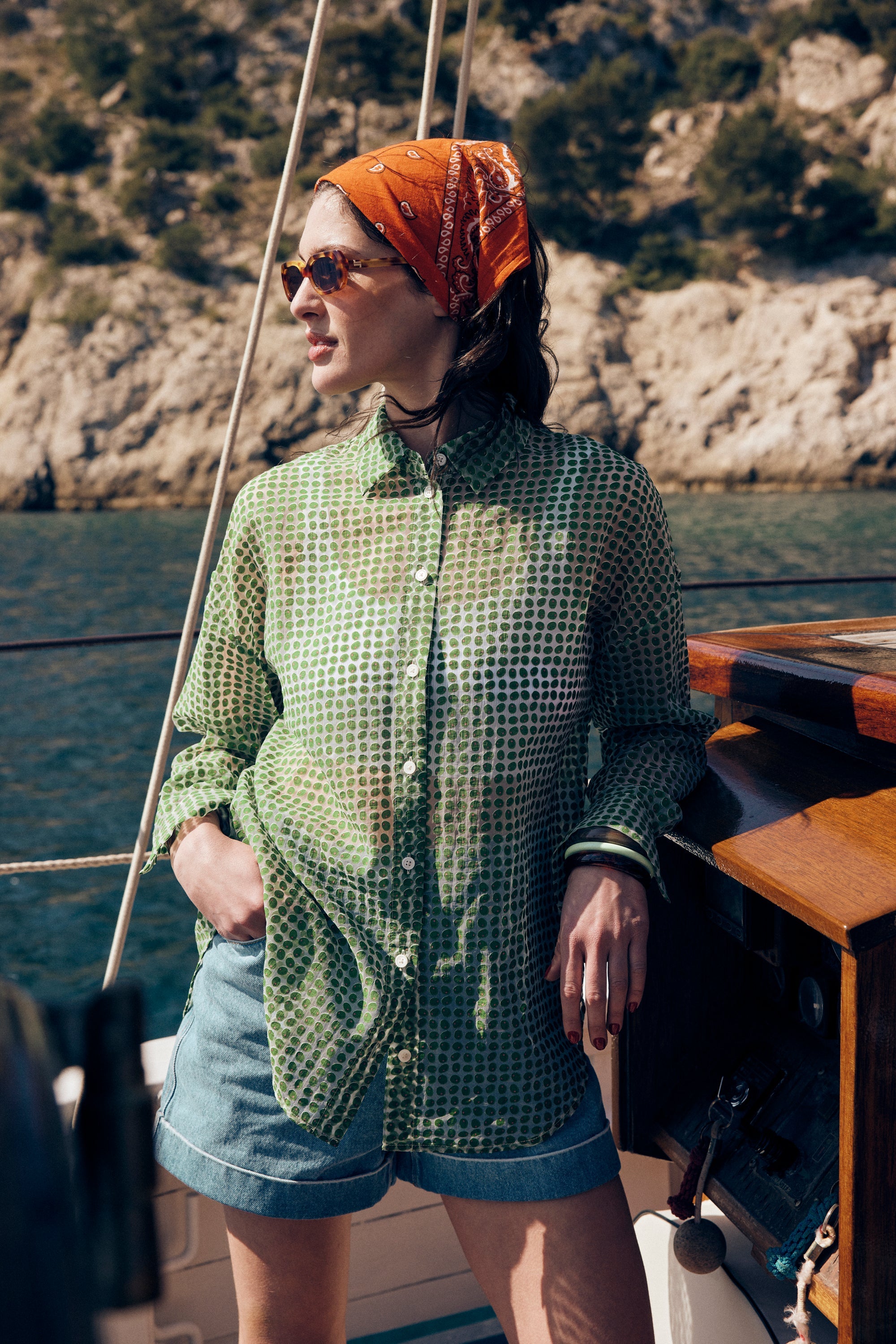 CHEMISE OMER OLIVES