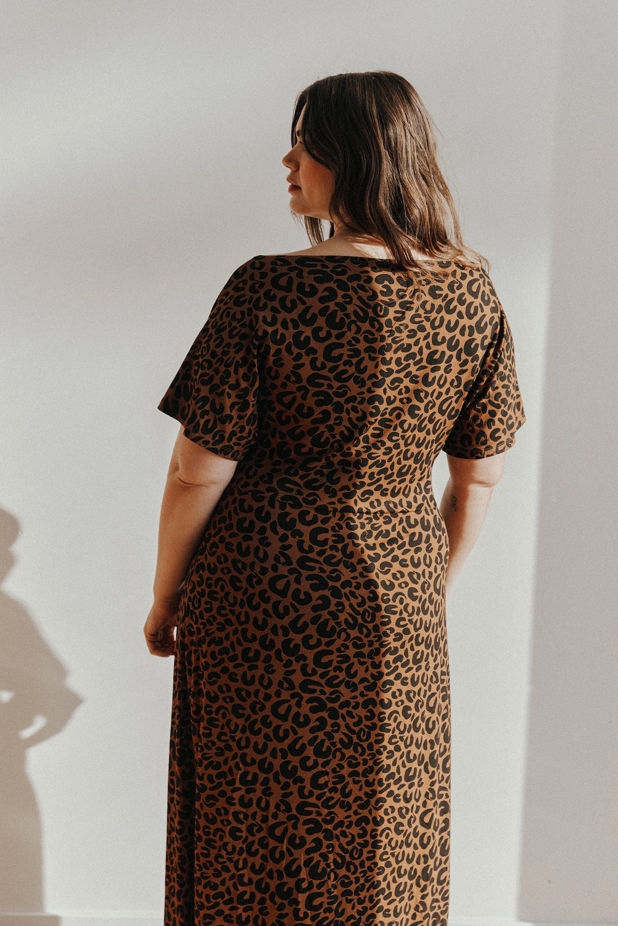 ROBE ANOUCK LÉOPARD