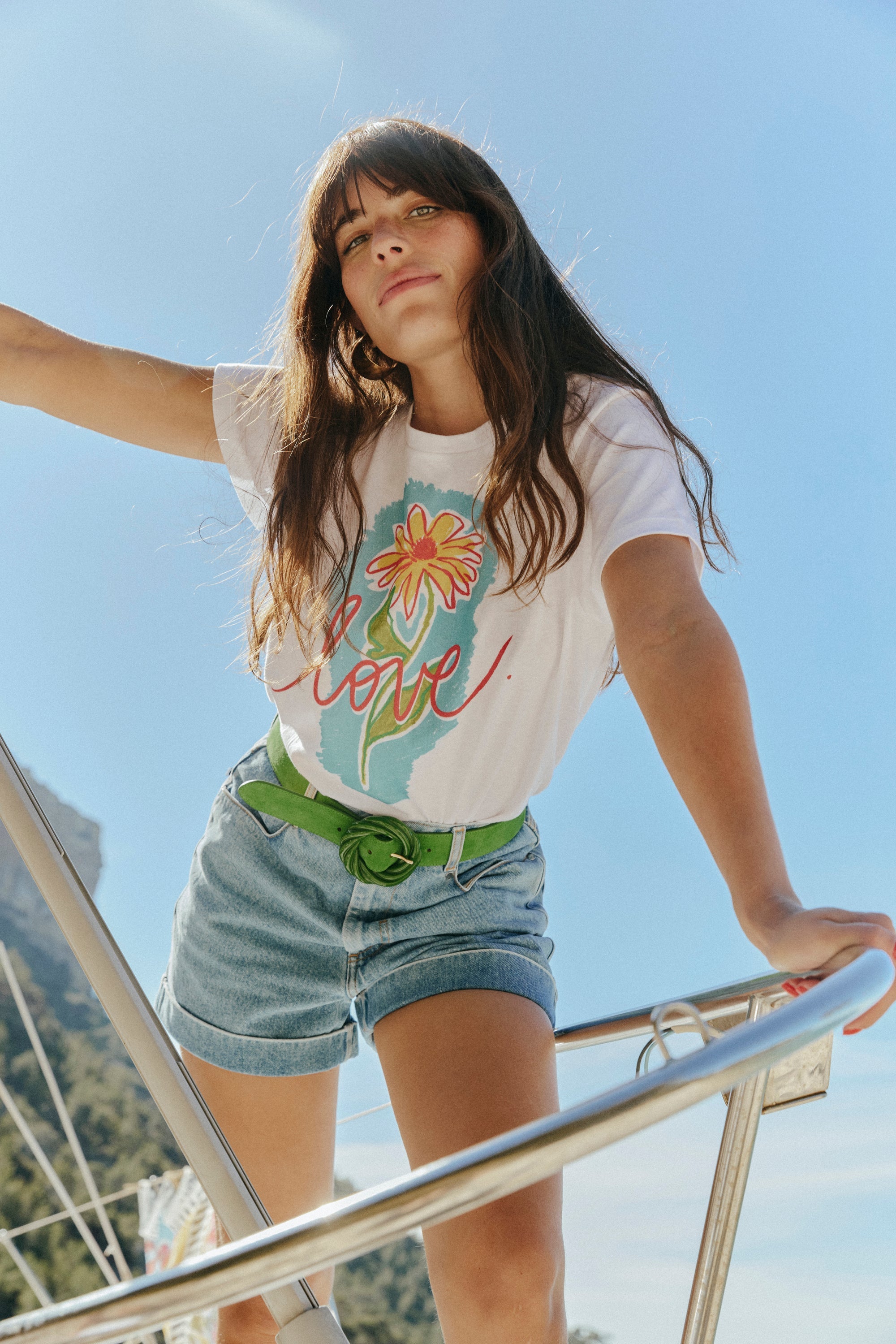SHORT CARLOTTA LIGHT BLUE