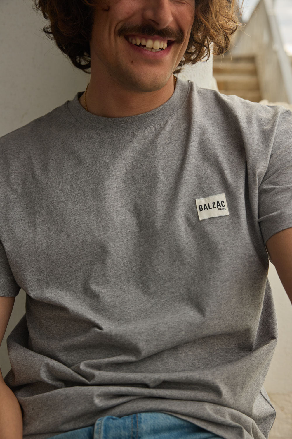 Tee-shirt Martel gris chiné