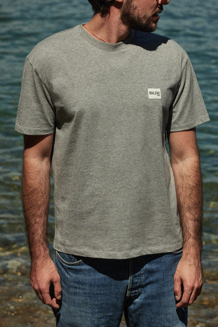 Tee-shirt Martel gris chiné