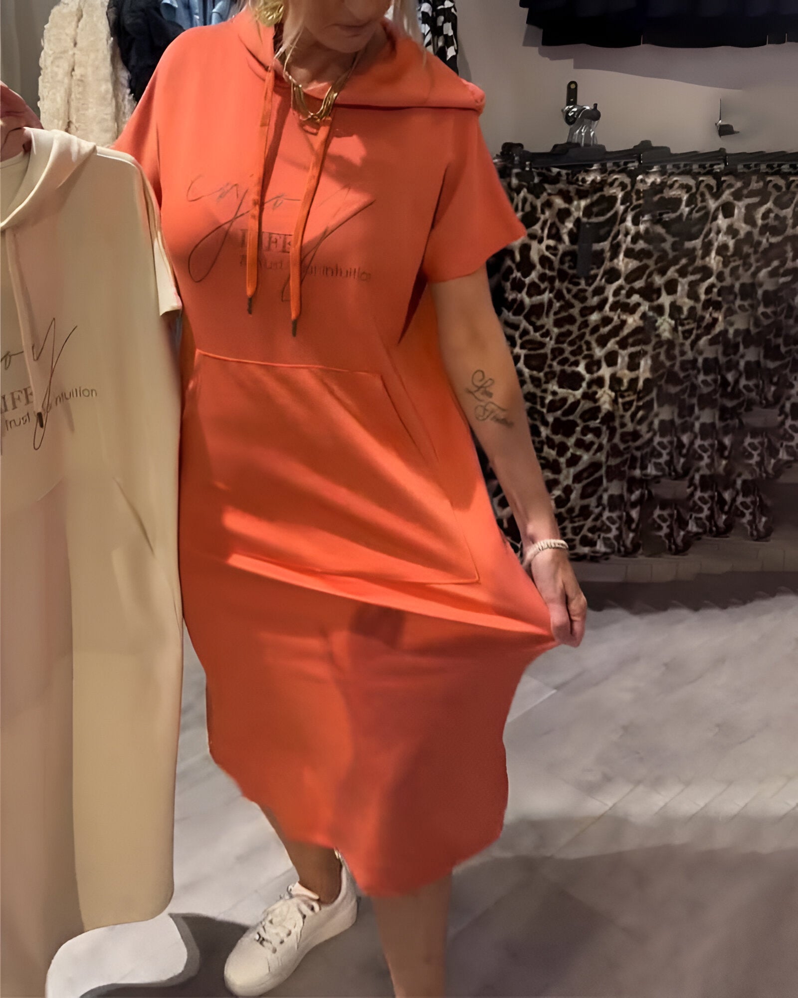 Mira | Robe Décontractée à Capuche