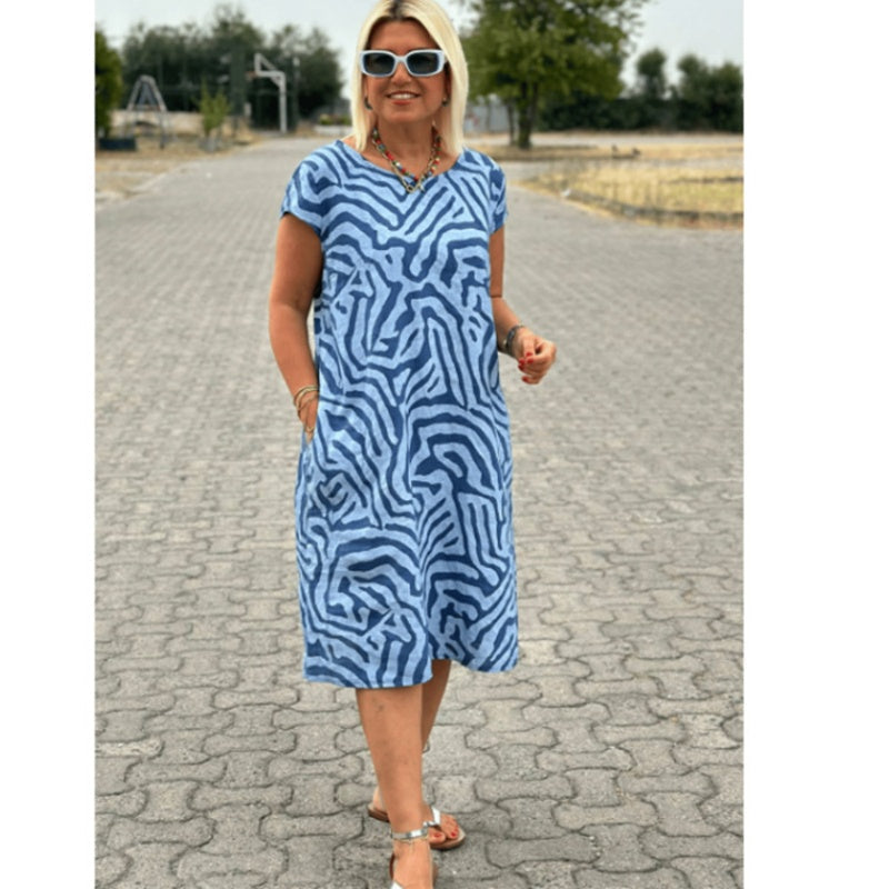 Niva – Robe d’été à col rond