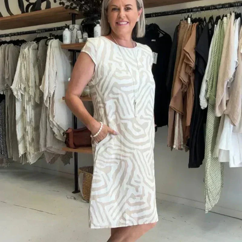 Niva – Robe d’été à col rond