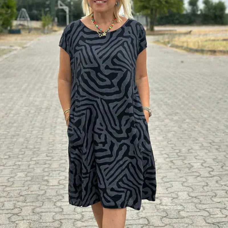 Niva – Robe d’été à col rond