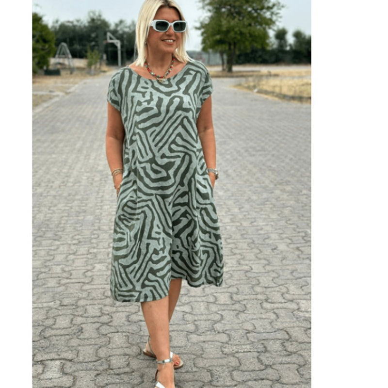Niva – Robe d’été à col rond
