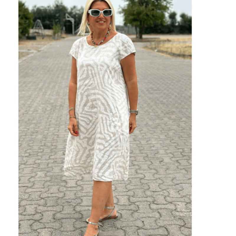 Niva – Robe d’été à col rond