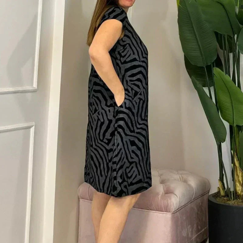 Niva – Robe d’été à col rond