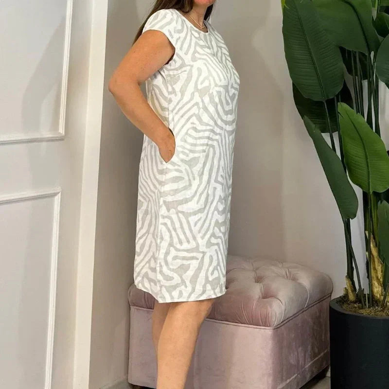 Niva – Robe d’été à col rond