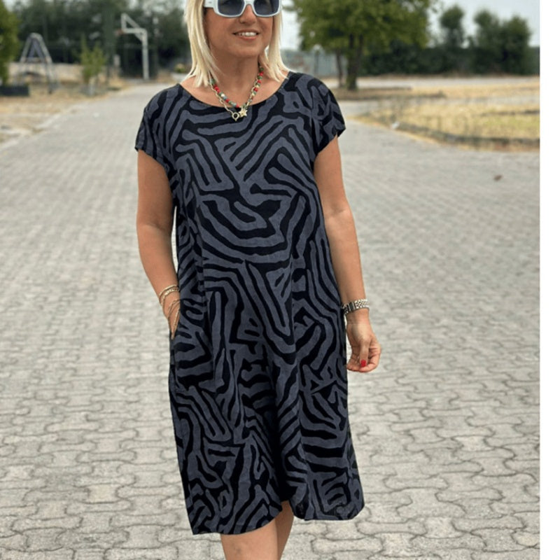 Niva – Robe d’été à col rond